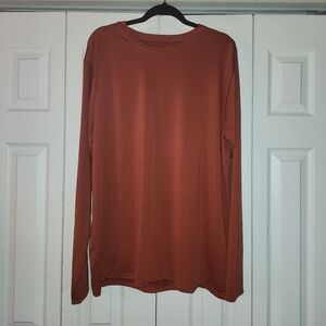 Women's Rust Long Sleeve Top